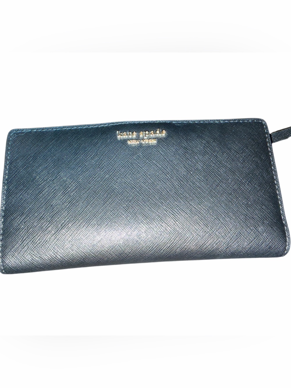 Michael Kors black Saffiano Zip Around Wallet